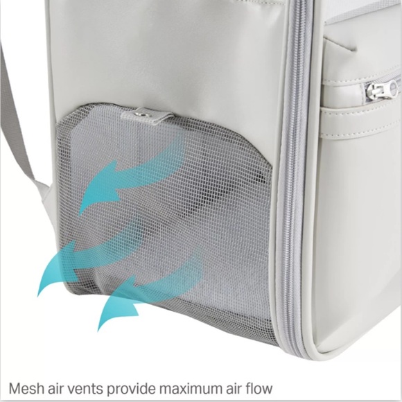 Friends Forever Tan Backpack Pet Carrier For Small Pets 25 Pounds & Under - Picture 5 of 16